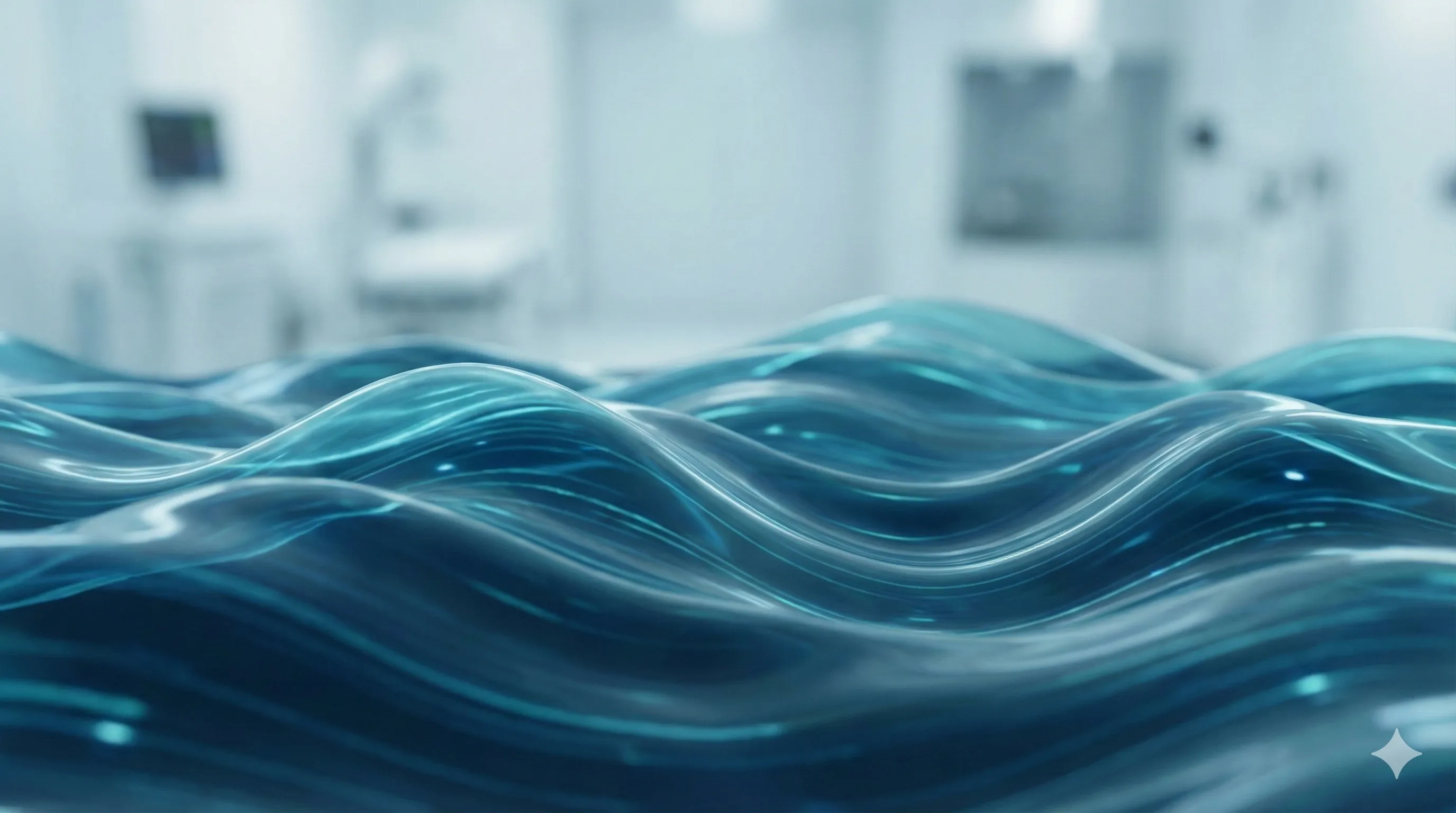 Fondo abstracto de agua tecnológica