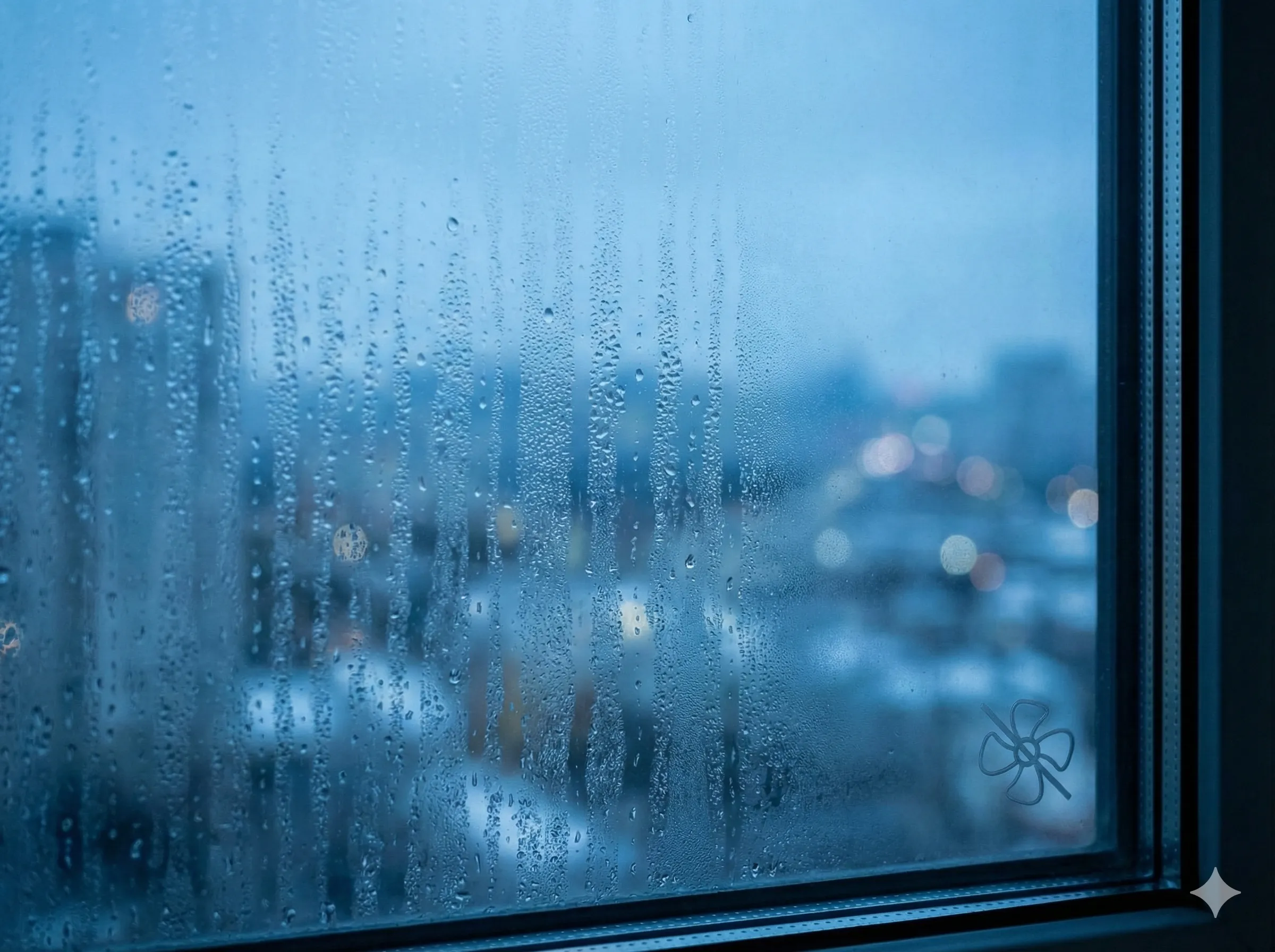 Ventanas mojadas por condensación